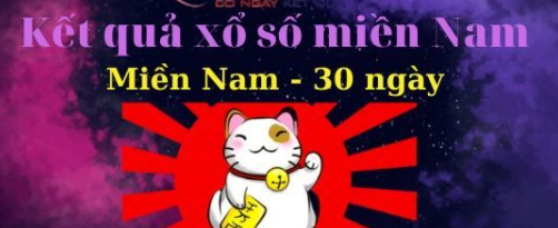 Sổ kết quả XS Miền Nam 30 ngày